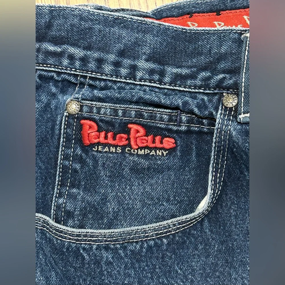 Vintage Pelle Pelle Jeans Wide Leg Baggy Loose Y2K JNCO‎ Style